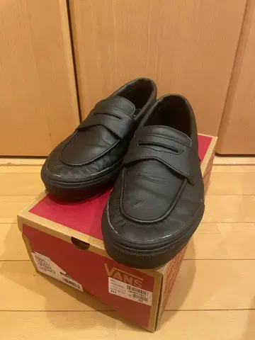 VANS 로퍼 스니커즈 슬립온 블랙 26.5