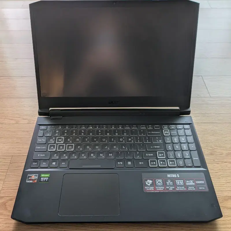 에이서 노트북 직거래 55만 5800H 16GB RTX 3060 512GB FHD 144hz