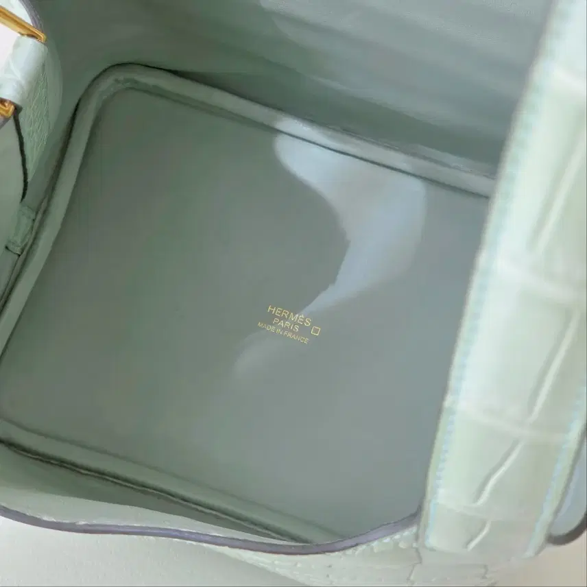 에르메스 피코탄 18 베르도 금장 매트 엘리게터 3828 사진 7