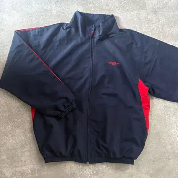 UMBRO 엄브로 나일론 자켓 네이비 레드 M 사이즈
