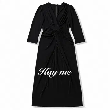 *상태 양호*Kay me 케이미 / 카슈쿠르 원피스 블랙 비너스