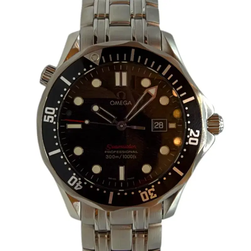 오메가 씨마스터 프로페셔널 300 스틸 쿼츠 시계 41mm