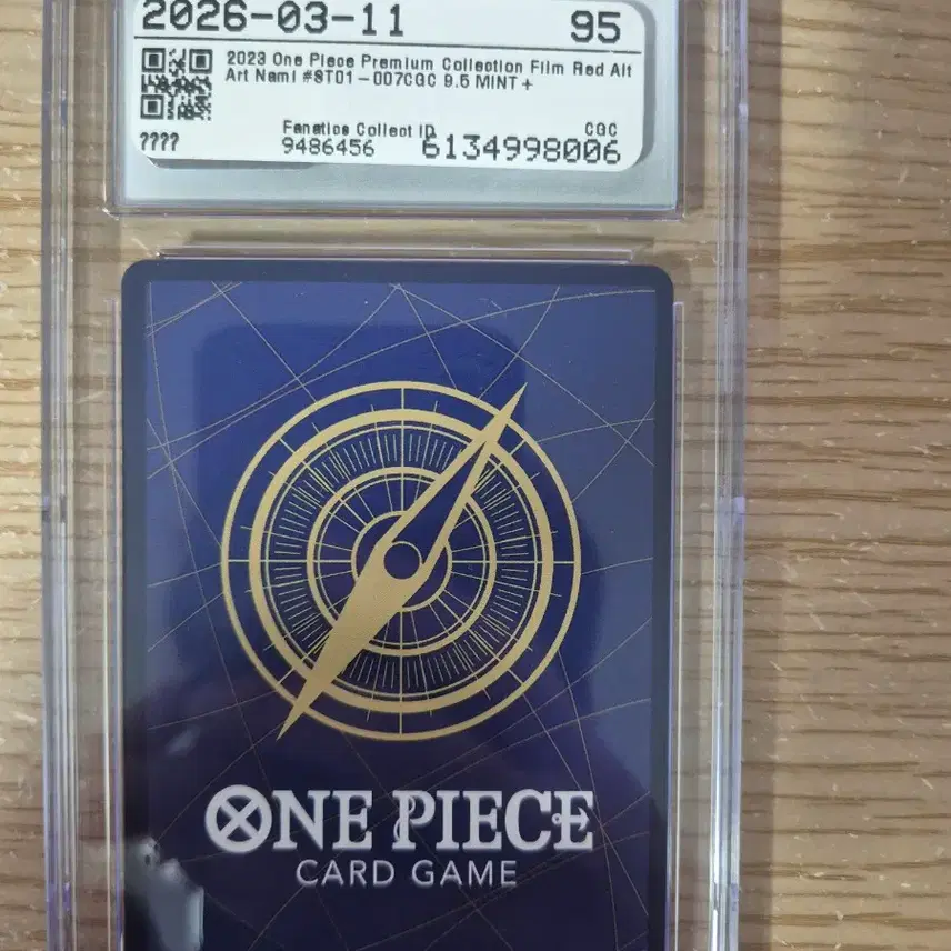 원피스(영문) 나미 cgc 9.5등급 카드 st01-007 나미 사진 2