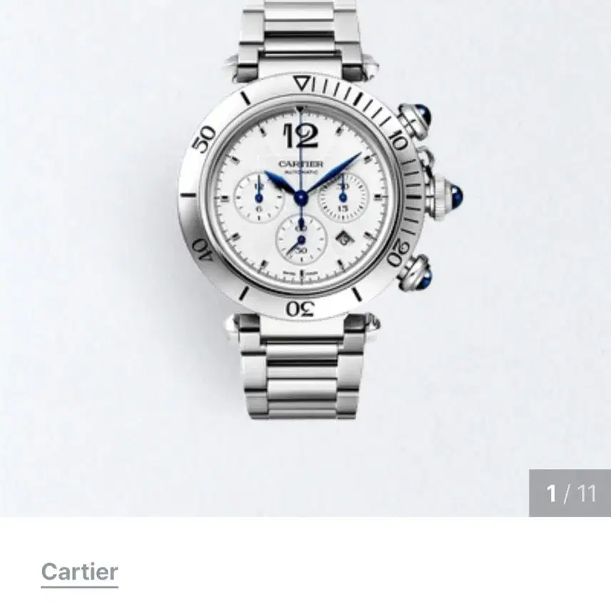 까르띠에 파샤 크로노그래프입니다(41mm) 사진 1