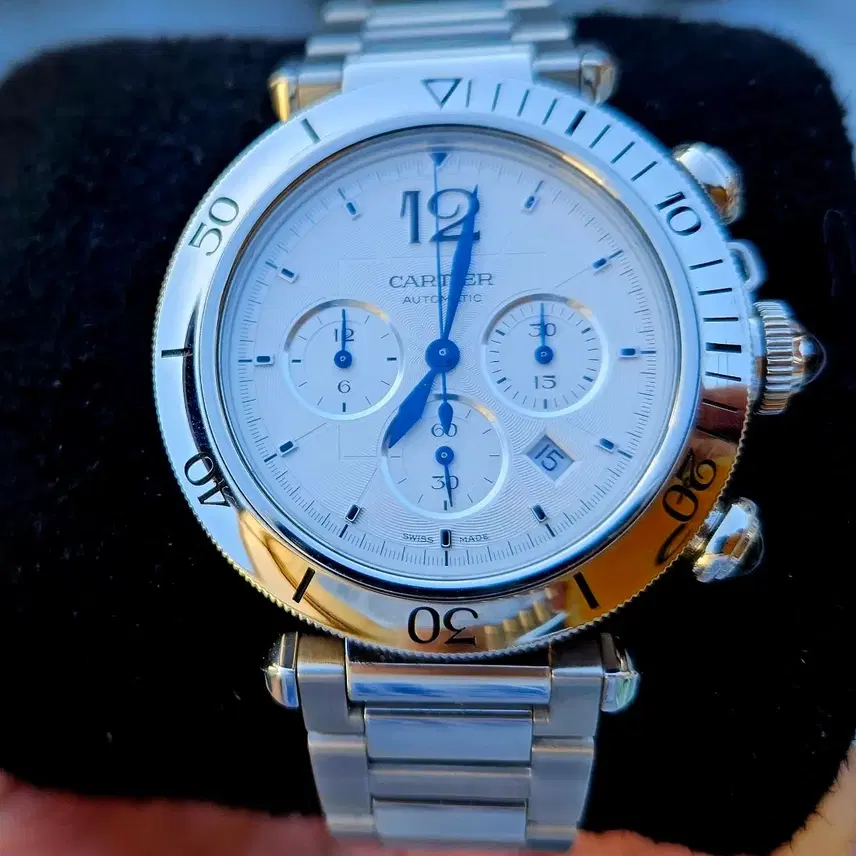 까르띠에 파샤 크로노그래프입니다(41mm) 사진 2