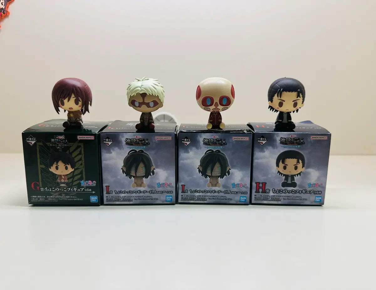 (bulk) Attack On Titan Ichiban Kuji Chokonoko Eren Colossal Armored Sasha