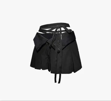 theredthread corded hook pleated skirt M