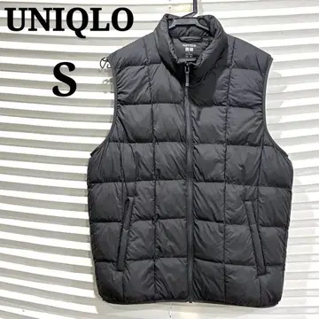 [ 미사용급 ] UNIQLO 퍼프테크 베스트 다크 그레이 남성용 S