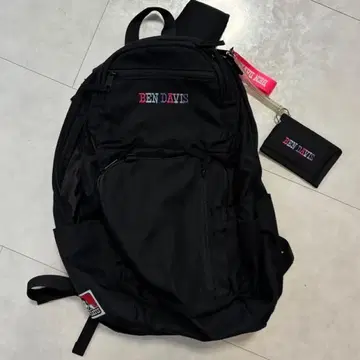 BEN DAVIS 컬러풀 자수 랩탑 데이팩
