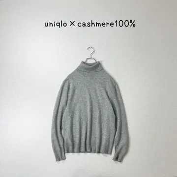 UNIQLO 캐시미어 100% 니트 터틀넥 빅 사이즈 XL