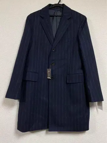 SARTORIA DEL GROSSO 울 체스터 코트 네이비 M