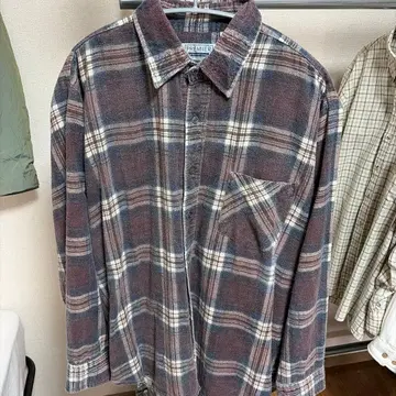 PREMIER INTERNATIONAL brown plaid shirt