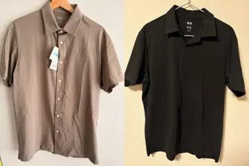 UNIQLO AIRism 피케 셔츠 남성용 L사이즈 2매