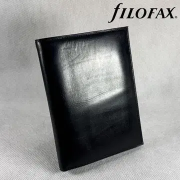 filofax 파이로팩스 3단 지갑 카프 가죽 메쉬 수납