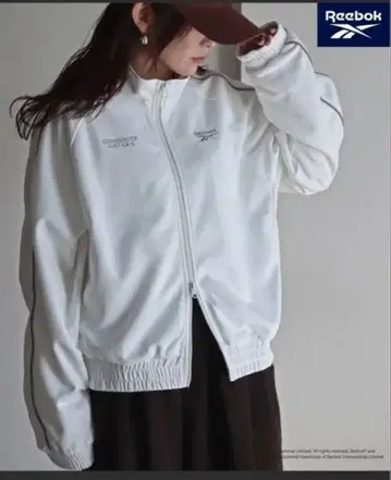 리복 더블 지퍼 종이 니트 트랙 자켓