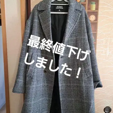 RODEO CROWNS 체스터 코트 체크 무늬 최종 가격 인하