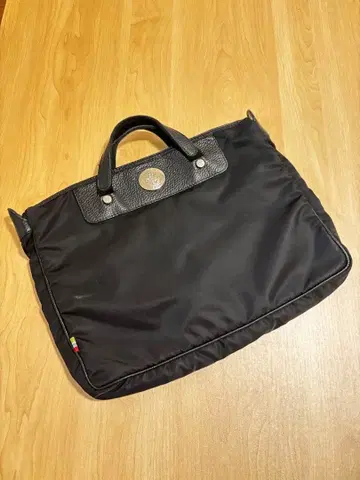Orobianco 오로비안코 브리프 케이스 리몬타 나일론 가죽 블랙