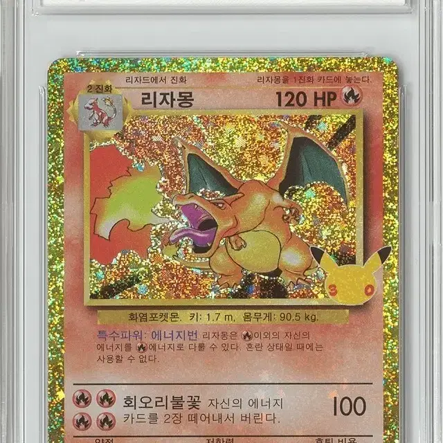 포켓몬카드 30주년 BRG9 리자몽 등급카드 사진 1
