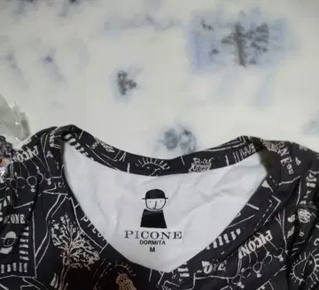 PICONE DORMITA 올 패턴 긴팔 셔츠 블라우스 M