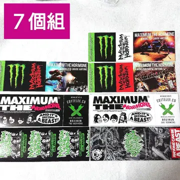 Maximum the Hormone 스티커 7종 세트 미사용 새상품 몬스터 에너지