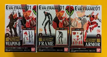 반다이 EVA-FRAME 01 에반게리온 2호기 아머+프레임+옵션 B 세트 3+4+8