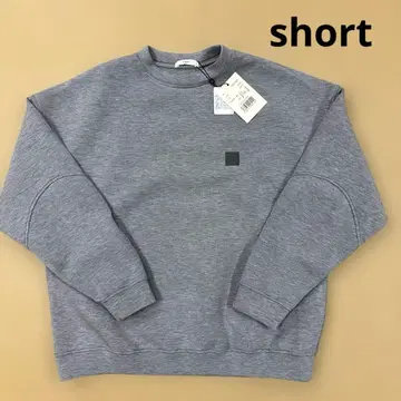 Eaphi LEATHER PATCH SWEATSHIRT 미사용품