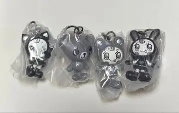 나루미야 캐릭터즈 모노톤 마스코트 4종 세트