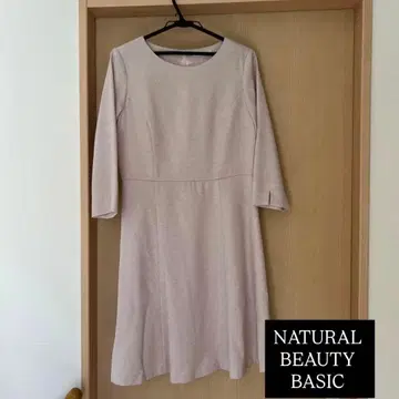 NATURAL BEAUTY BASIC 원피스 핑크 베이지 L