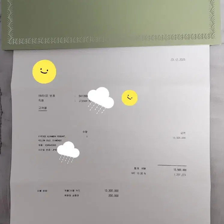 반클리프앤아펠 반클리 아펠 빈티지다이 엘골 18k(줄 연장 가능) 사진 3