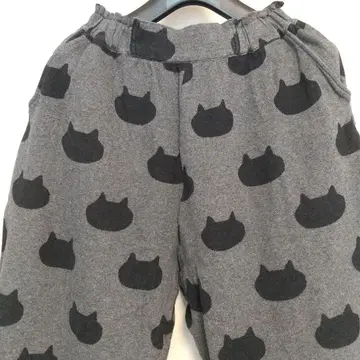 마타노 아츠코 룸 팬츠 고양이 무늬 와코루