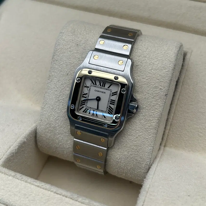 까르띠에 산토스 갈베 스몰 콤비 W20012C4 (1000054712) 사진 1