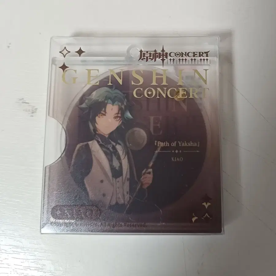원신 콘서트 소 아크릴 CD 키링