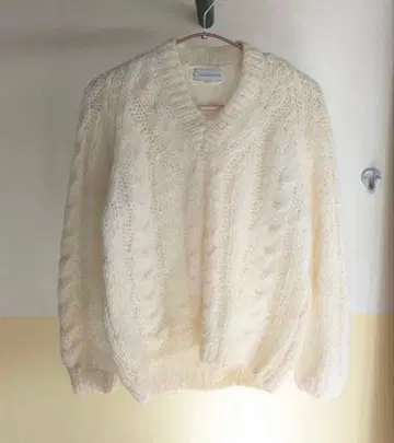 70s ITALY handknit mohair 이탈리아제 모헤어 니트