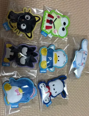 산리오 캐릭터즈 NUI 와펜 7개 세트