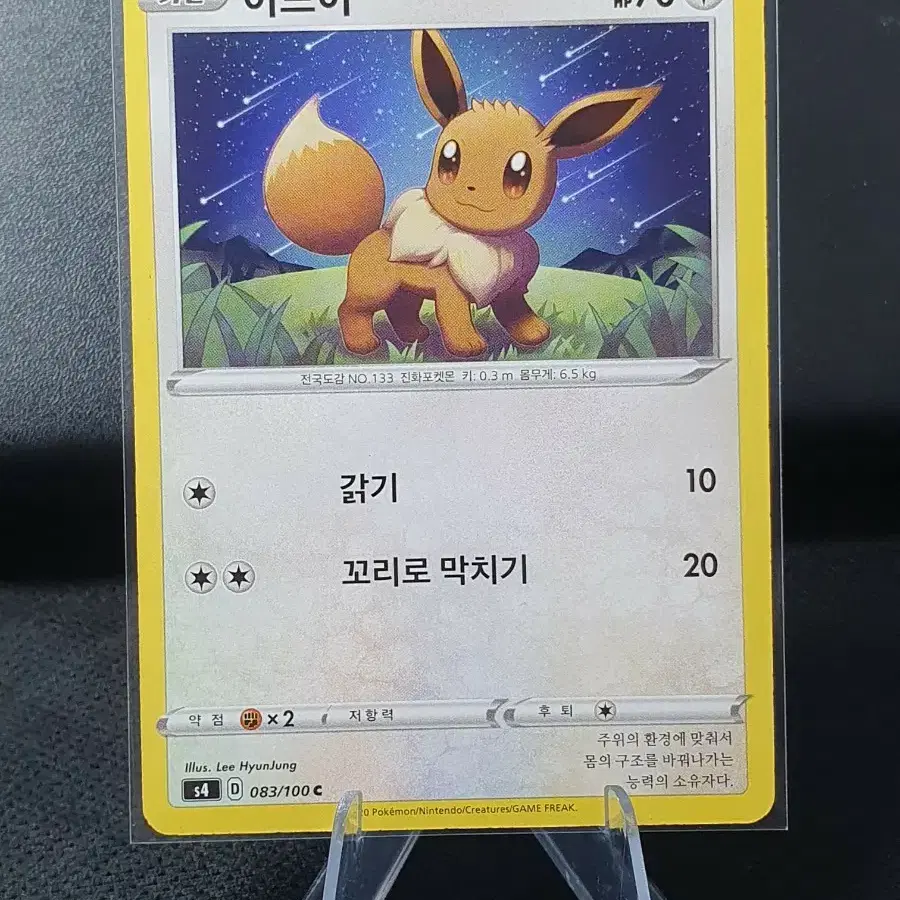 이브이 기본 카드