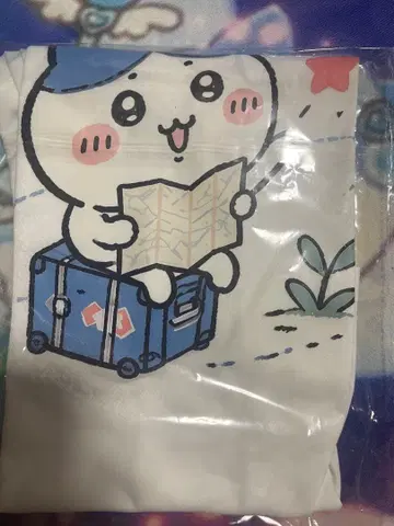 치이카와 하치와레 반팔 T셔츠 화이트 L 사이즈