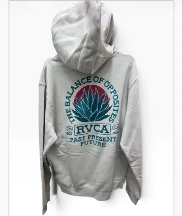 [ 택 포함 새상품 ] RVCA 루카 백 프린트 아가베 후드티 레어 s