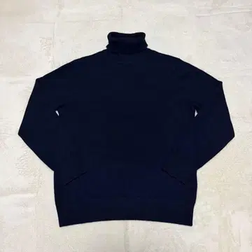 [ 새상품급 ] 2025 Uniqlo 캐시미어 터틀넥 스웨터 M 네이비