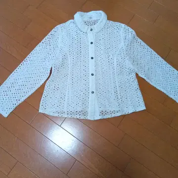 레이스 코튼 셔츠