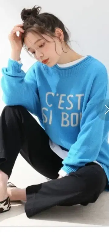 [ 새상품급 ] SLOBE IENA C'EST SI BON 니트 스웨터