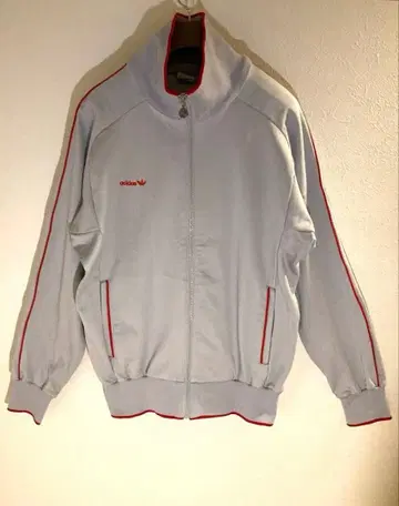 adidas 독일제 트랙 자켓 그레이 레드
