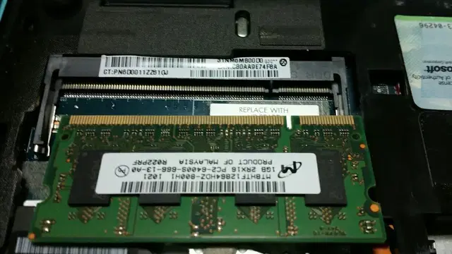 ssd 128,64G, 노트북 램 ddr2 2G, DDR3 4G 교신