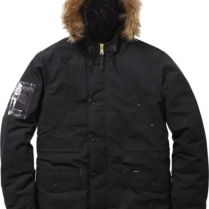 Supreme Cotton Ripstop N-3B Parka(Black)