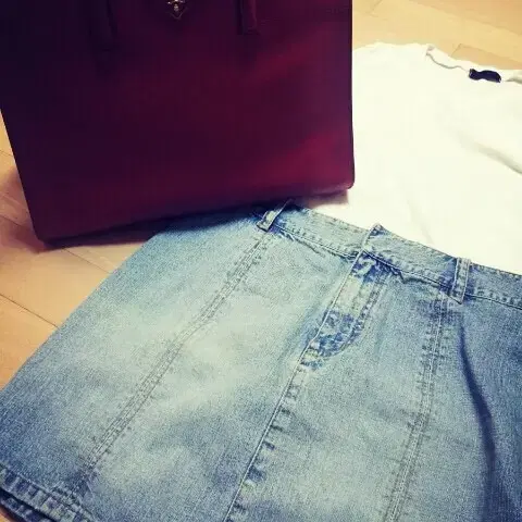 DKNY jeans 청치마