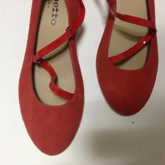 [정품-새상품] 레페토 Repetto 스웨이드 발레리나힐 size 230