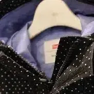 슈프림 도트 Supreme Pin Shell Dot Jacket navy