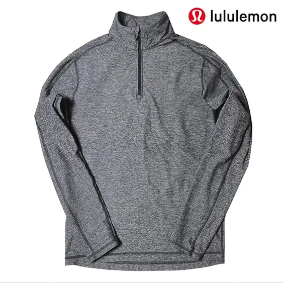 [정품] LULULEMON 룰루레몬 서지 웜 하이넥 집업 긴팔티(S)