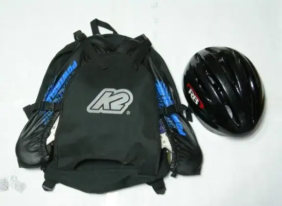 [245] SMT Adult inline skates + bag + helmet