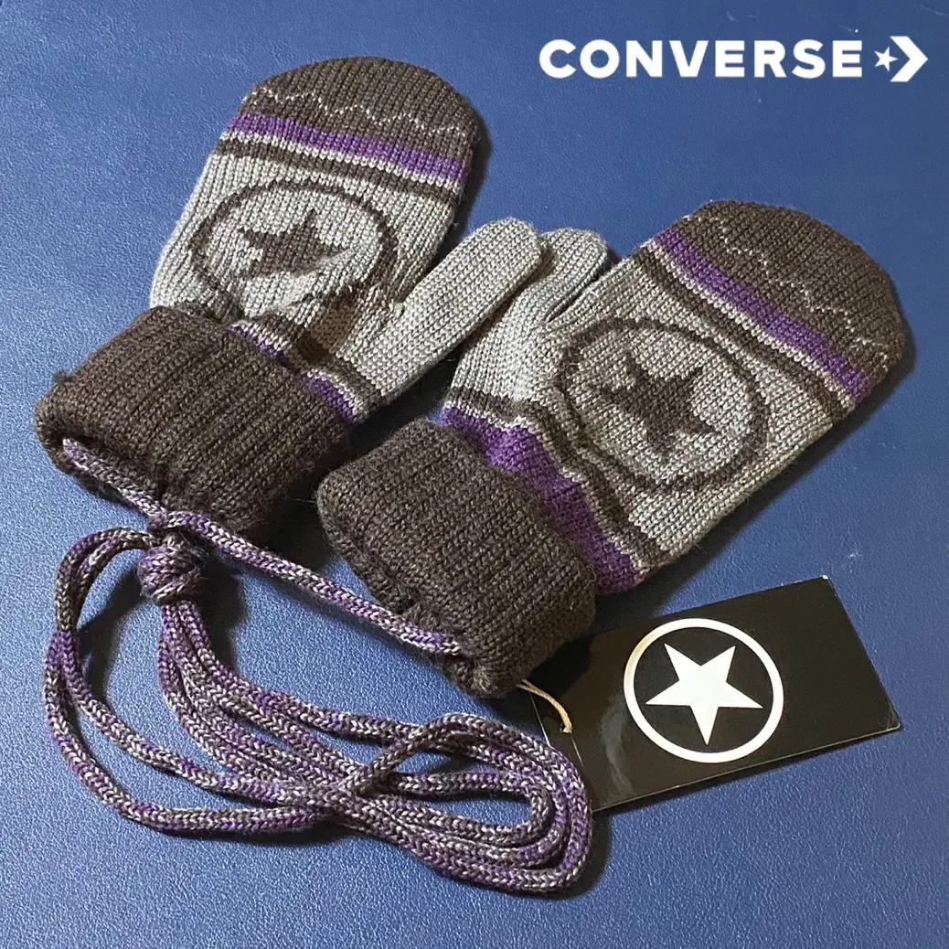 [Genuine] CONVERSE Converse Neckloop Knit Mittens (New)