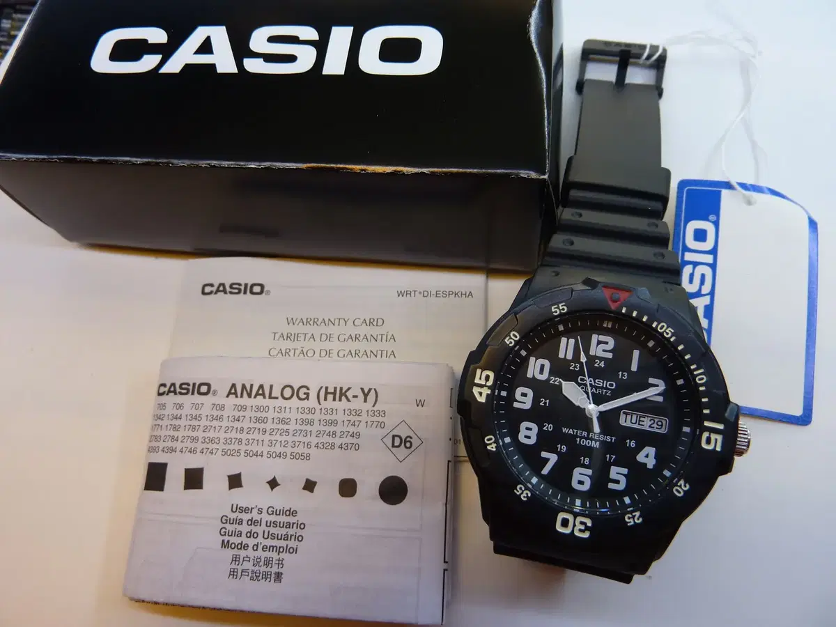 Casio waterproof watches